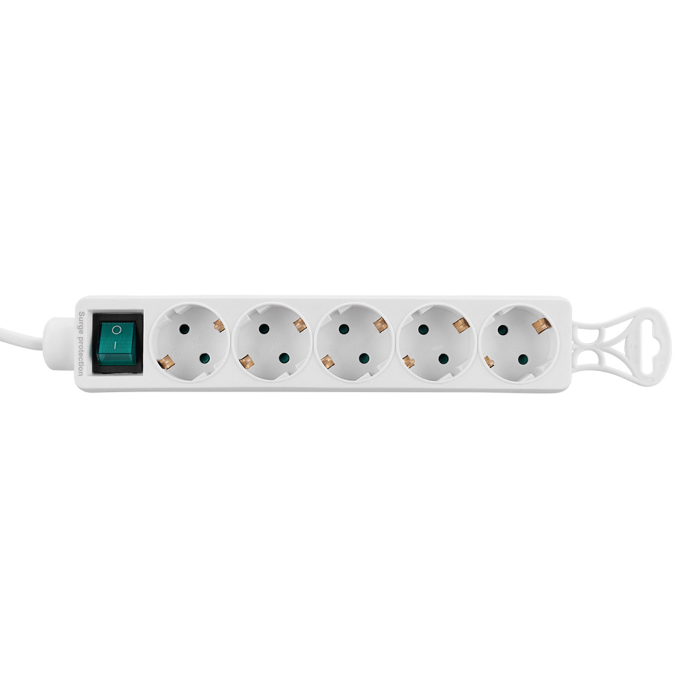 S-LINK SPG-F05, 5 Soket, Akım Korumalı Priz, 1.5Mt Kablo, 306 Joule (Beyaz)