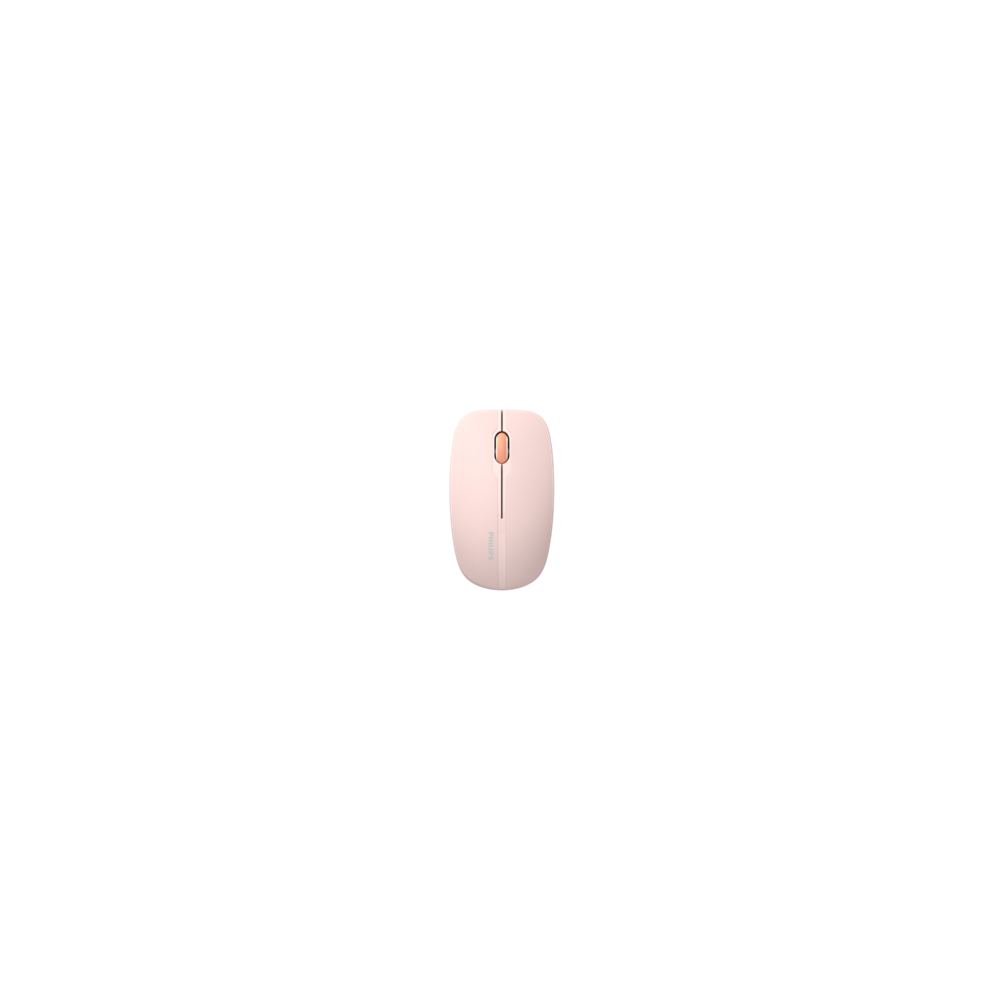 PHILIPS SPK7418P, Pembe, USB Nano 2,4Gh ve Bluetooth Kablosuz, 1600dpi, Optic, 3 Tuşlu, Sessiz Click, Mouse