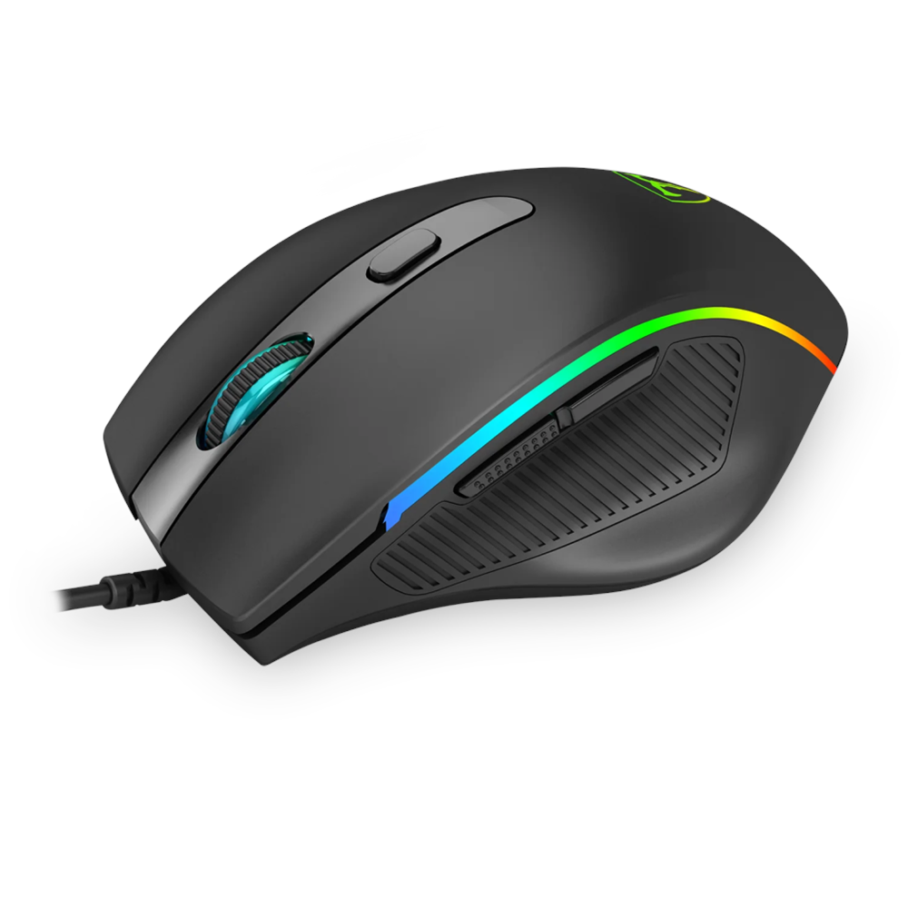 T-DAGGER T-TGM108, Recruit 2, RGB Backlight, 6 Buton, USB Kablolu, 3200DPI, Gaming Mouse