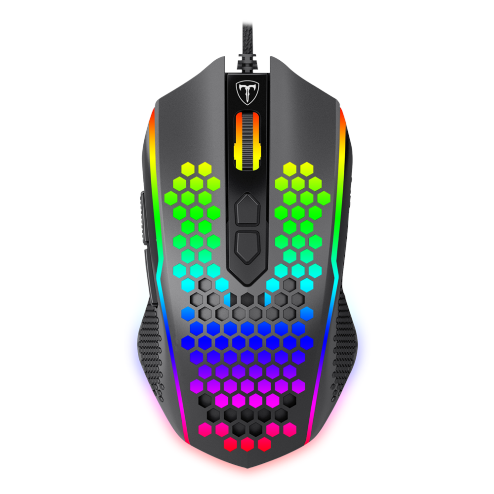 T-DAGGER T-TGM310-LIT, Imperial Lite, RGB Backlight, 8 Programlanabilir Buton, USB Kablolu, 10.00DPI, Gaming Mouse