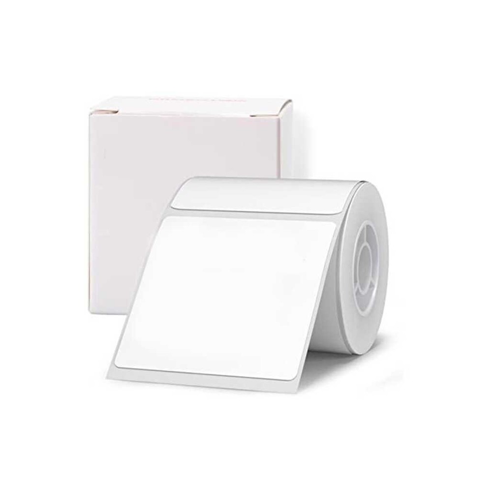 NIIMBOT T50 Etiket 50mm x 50mm (Tek Kolonda 1li) 150 adet Beyaz Kare (B1, B21S, B3S, B21 PRO)