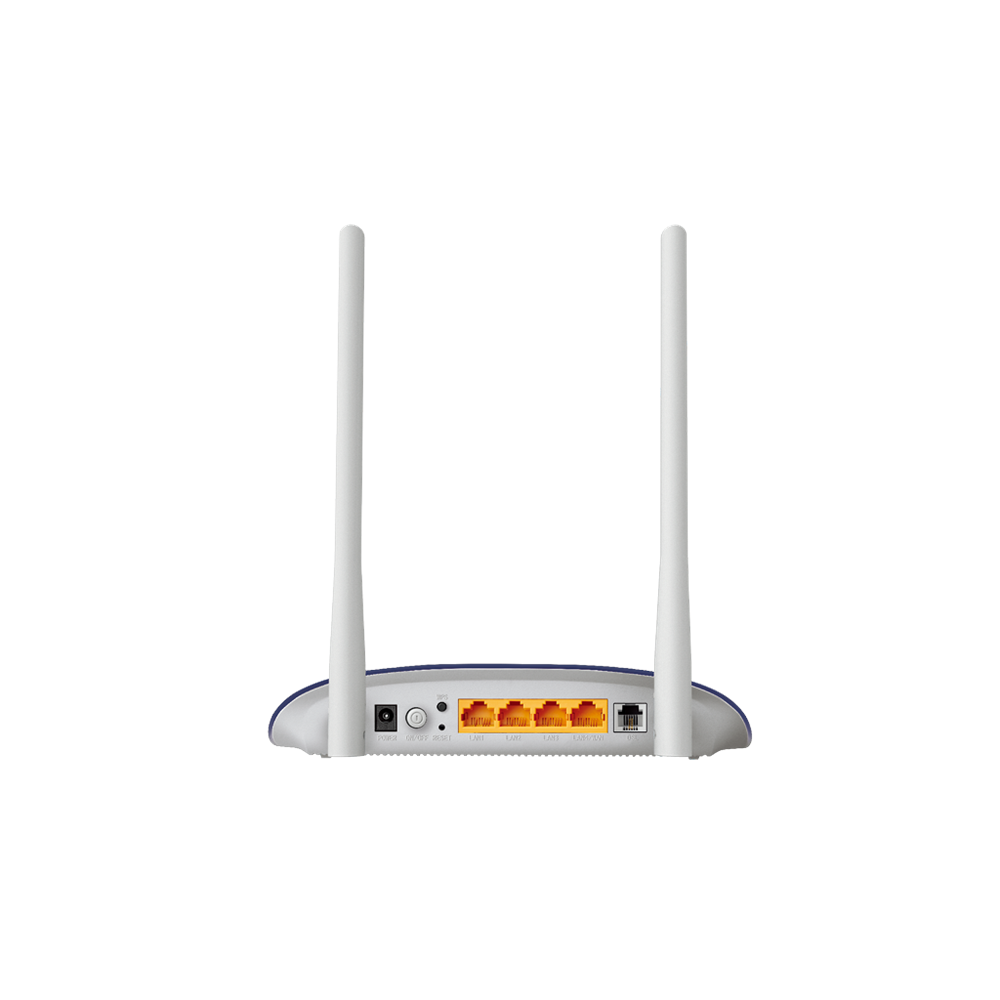 TP-LINK TD-W9960, 4 Port, 2.4Ghz Wifi, 300Mbps, 2xAnten, VDSL2, ADSL2+ MODEM