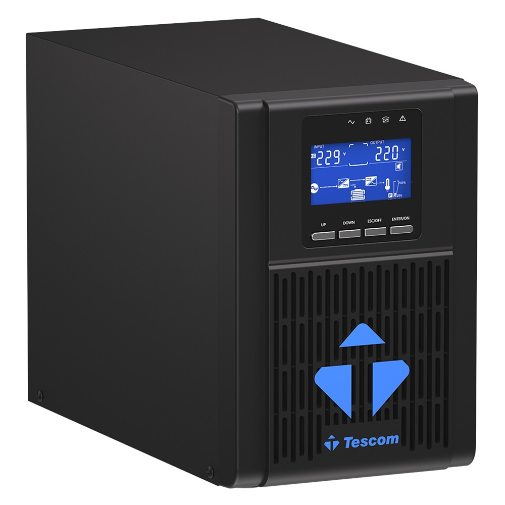 TESCOM NeoLine 1000, 1 KVA Online 1F/1F UPS, (900040100) (2x9A Akü)