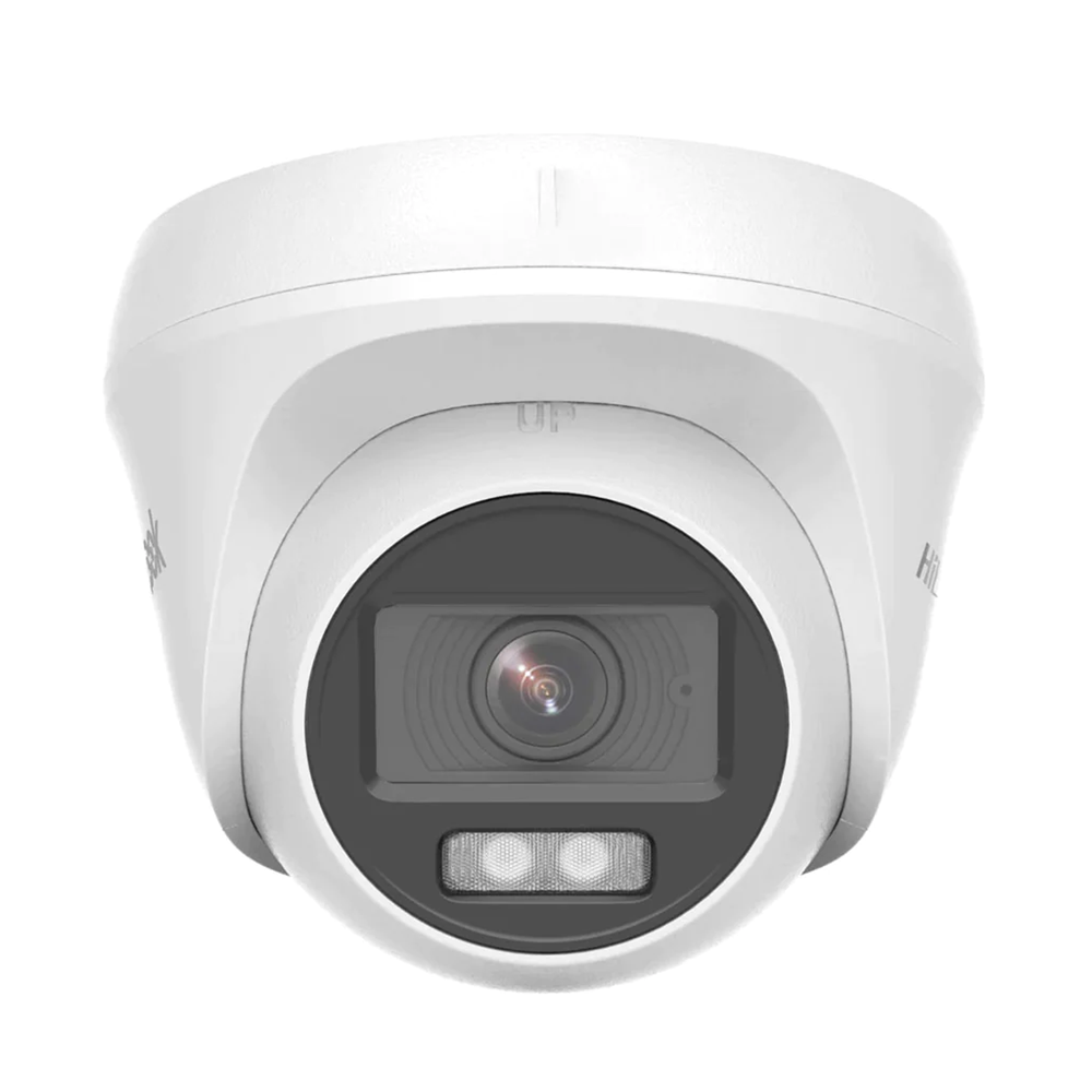 HILOOK THC-T127-LPS, 2Mpix, 2.8mm Lens, 20Mt Gece Görüşü, Dual Light, Dahili Mikrofon, Dome Kamera