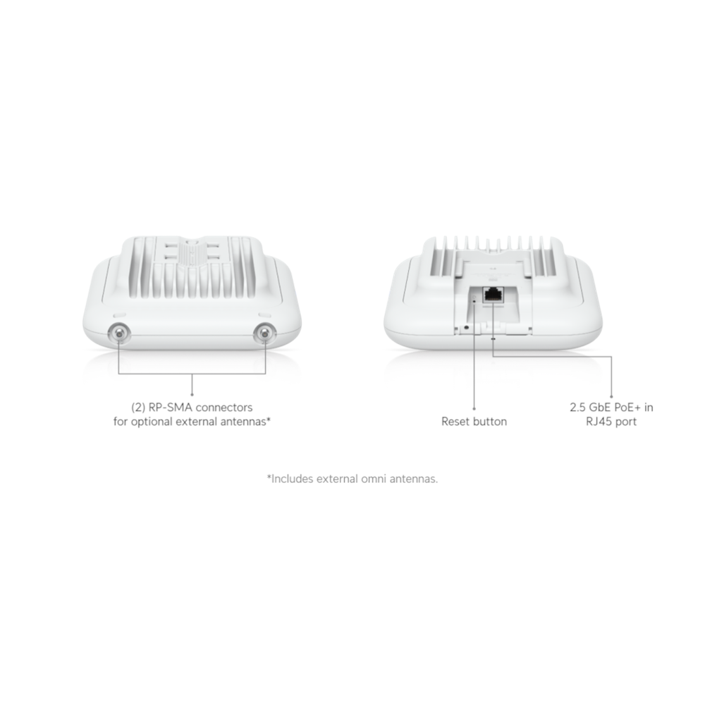 UBIQUITI UAP-U7-PRO-Outdoor, UniFi, Triple Band, 5765Mbps, Wifi6, Tavan Tipi, Access Point (Poe Adaptör Çıkmaz)