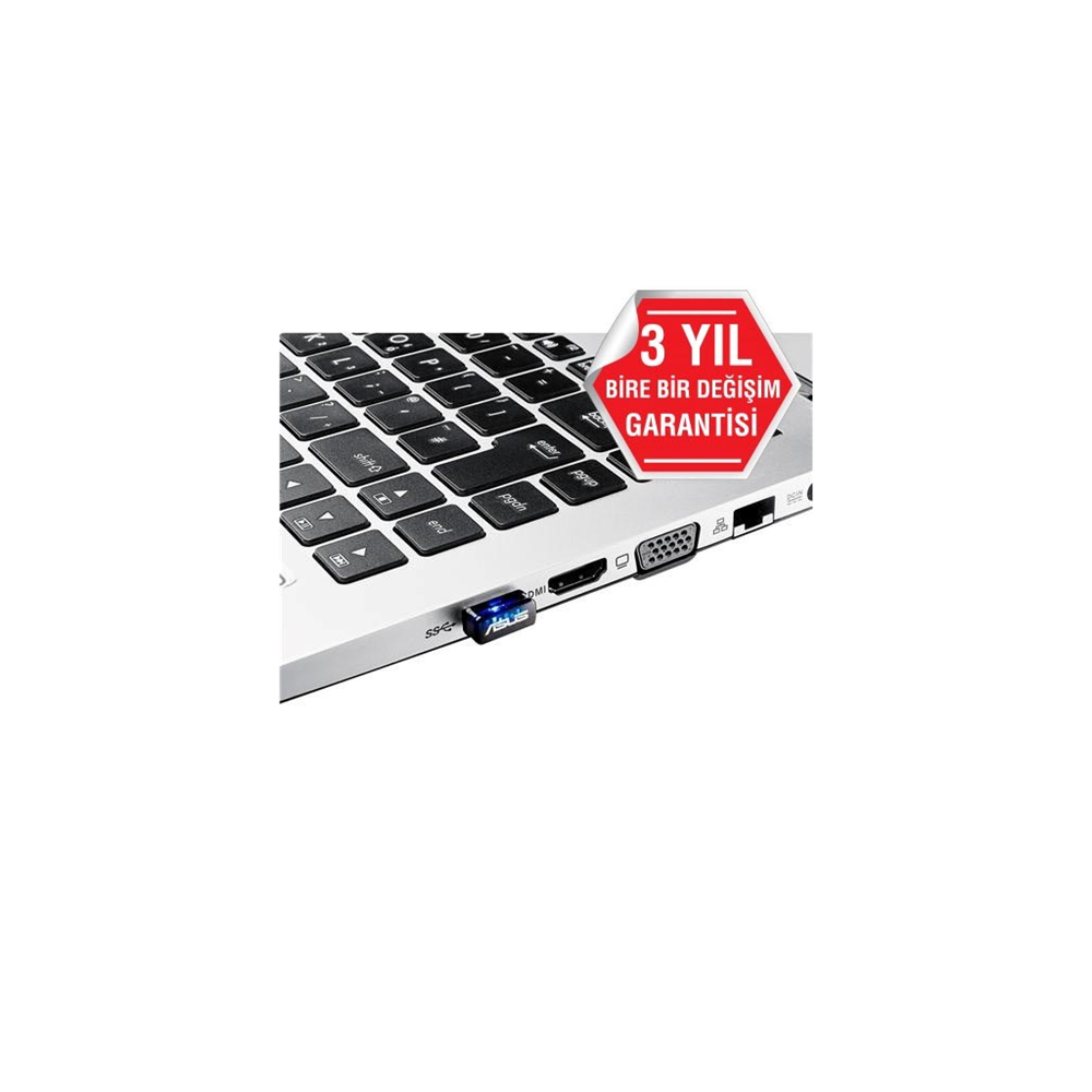 ASUS USB-N10 NANO, 150Mbps, 2.4GHz, USB2.0, WIRELESS ETHERNET