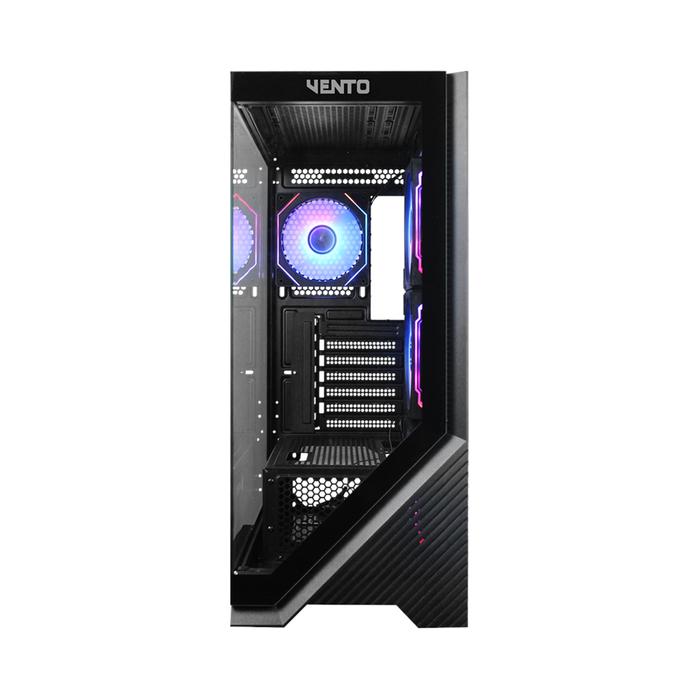 VENTO VG4202FLA, 850W, 80 Plus Siyah, Temperli Cam, RGB, Mesh, ATX, Akvaryum Tipi, GAMING KASA