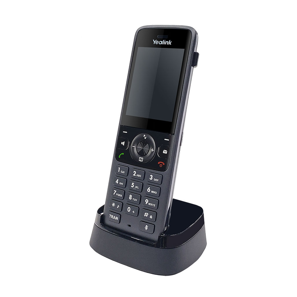 YEALINK W78H, Dect, Kablosuz IP TELEFON, Siyah, 2.4" Renkli Ekran, 30 Saat Konuşma, 400 Saat Bekleme, Bluetooth kablosuz kulaklık desteği