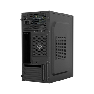 FRISBY FC-2710B, 1x80mm Fan, Siyah, 300W, USB 2.0, mATX, Mini Tower Kurumsal KASA