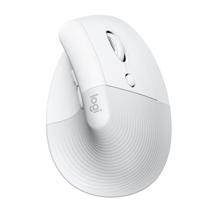 LOGITECH 910-006475, LIFT Beyaz, Bluetooth, 1000dpi, Optik, 6 Tuşlu, Kablosuz, Mouse