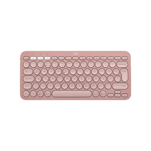 LOGITECH K380S, Pebble Keys 2, Rose, 920-011861, Bluetooth, Türkçe, Q, Multimedya, Mini Klavye