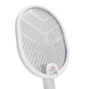 ASONIC AS-A26, Beyaz, 3000V, Raket Tipi, UV Mor Işıklı, 1200mAh, Bataryalı, Şarj Edilebilir, Katlanabilir, Sinek Öldürücü