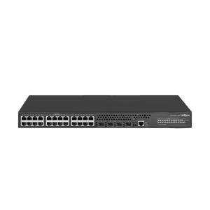 DAHUA AS5500-24GT4XF, 24 Port Gigabit, 4 Port 10G SFP, L3 Yönetilebilir, Rack Mount Switch