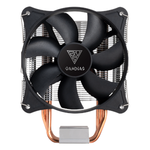 GAMDIAS BOREAS E1-410 MONO, 120mm, CPU Kule Tipi Hava Soğutma, Doğrudan Temas Teknolojisine Sahip 4 adet Gelişmiş Bakır Isı Borusu (AMD AM4 ve INTEL Tüm işlemciler ile uyumlu)