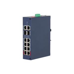 DAHUA CHS4212-8GT-110, 8 Port, Gigabit, PoE 110W, 2 Port Uplink, 2 Port SFP, Cloud Yönetilebilir, Switch