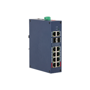 DAHUA CHS4212-8GT-110, 8 Port, Gigabit, PoE 110W, 2 Port Uplink, 2 Port SFP, Cloud Yönetilebilir, Switch