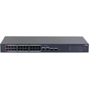 DAHUA CS4226-24ET-375, 24Port, Megabit, PoE 375W, 2 Port Gigabit Lan, 2 Port SFP Gigabit Combo, Cloud Yönetilebilir, Switch