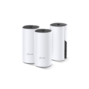 TP-LINK DECO-E4, AC1200, Üçlü Mesh, 1200Mbps, Dual Band, 2Port Megabit Lan, 370m2 Çekim Alanı, Router, Geniş Alan İnternet Ağı Sağlayıcısı