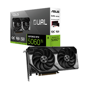 ASUS DUAL-RTX5060TI-O16G, 16Gb, 128Bit, GDDR7, 1xHDMI, 3xDP GAMING Ekran Kartı