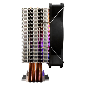 GAMDIAS BOREAS E1-410 Lite, ARGB, 120mm, CPU Kule Tipi Hava Soğutma, Doğrudan Temas Teknolojisine Sahip 4 adet Gelişmiş Bakır Isı Borusu (AMD AM4 ve INTEL Tüm işlemciler ile uyumlu)