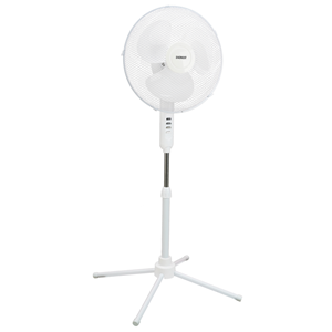 EVEREST FAN10, BEYAZ, EcoWind, 3 Kademeli Hız, 3lü 16" Kanat, 45W, Otomatik Salınım, Yükseklik Ayarlı, AC220, Vantilatör