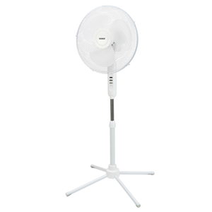 EVEREST FAN10, BEYAZ, EcoWind, 3 Kademeli Hız, 3lü 16" Kanat, 45W, Otomatik Salınım, Yükseklik Ayarlı, AC220, Vantilatör