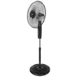EVEREST FAN11, SİYAH, CoolAir, 3 Kademeli Hız, 5li 16" Kanat, 45W, Otomatik Salınım, Yükseklik Ayarlı, AC220, Vantilatör