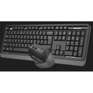 A4 TECH FG1035, Gri, FSTYLER, 2.4Ghz Kablosuz, Türkçe Q, Klavye Mouse Set