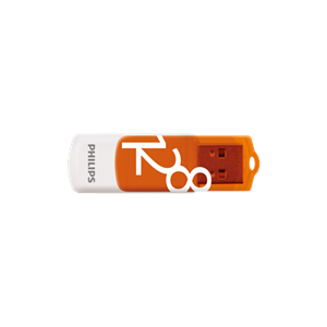PHILIPS FM12FD05B, 128GB, USB 2.0, Vivid, Turuncu, Flash Disk