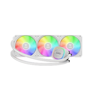 GAMDIAS AURA GL360 V2 WH, White Edition, 360mm, RGB, 3 Fanlı, CPU Sıvı Soğutma