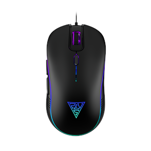 GAMDIAS AURA GS3, Çok Renkli Aydınlatma, USB Kablolu, 6 Programlanabilir Buton, Gaming Mouse, 3.600 DPI, Siyah