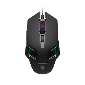 GAMDIAS AURA GS4, Çok Renkli Aydınlatma, USB Kablolu, 6 Programlanabilir Buton, Gaming Mouse, 3.600 DPI, Siyah