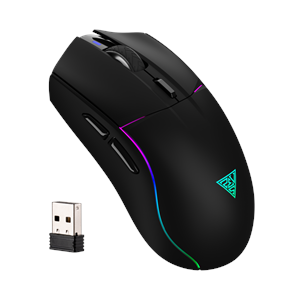 GAMDIAS HADES M3, RGB Aydınlatma, 2.4Ghz ve Bluetooth Kablosuz, 7 Programlanabilir Buton, Şarj Edilebilir, Type-C, Gaming Mouse, 10.000 DPI, Siyah