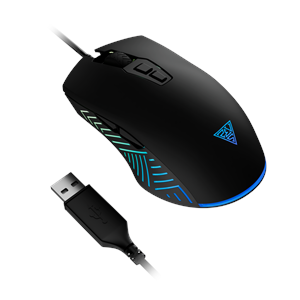 GAMDIAS ZEUS E4, RGB Aydınlatma, USB Kablolu, 7 Programlanabilir Buton, Gaming Mouse, 7.200 DPI, Siyah
