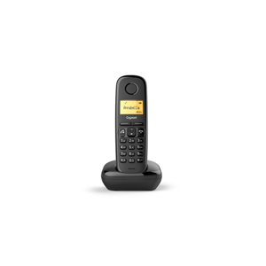 GIGASET A270, Dect Telefon, Siyah, 18 Saat Konuşma, 200 Saat Bekleme, 80 Kişilik Rehber