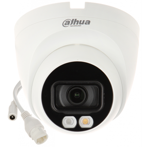 DAHUA IPC-HDW2449T-S-IL, 4Mpix, Full Color, 2,8mm Lens, H265+, 30Mt Gece Görüşü, IP67, Dahili Mikrofon, PoE Dome IP Kamera