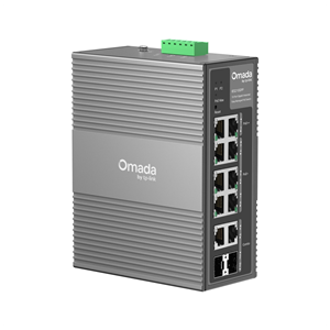 OMADA IES210GPP Industrial, 10 Port Gigabit, 6 Port Poe+, 2 Port Poe++, 2 Port Combo SFP, 240W, Yönetilebilir Endüstriyel Switch