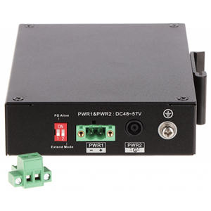 DAHUA PFS3106-4ET-60-V2, 4 Port, Megabit, PoE 60W, 1 Port Gigabit Uplink, 1 Port Gigabit SFP, Yönetilemez, Masaüstü Switch