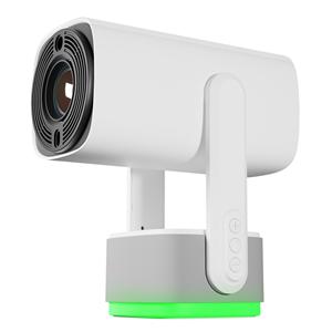 EVEREST PJ08, Beyaz, 5200 Lümen, 1280x720, 1xHDMI, 1xUSB, WiFi, Bluetooth, 30.000 Saat Led Ömrü, 6W Speaker, 5200mAh Batarya, Taşınabilir, Android 11, 4K Destekli Projeksiyon Cihazı