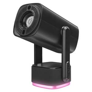 EVEREST PJ08, Siyah, 5200 Lümen, 1280x720, 1xHDMI, 1xUSB, WiFi, Bluetooth, 30.000 Saat Led Ömrü, 6W Speaker, 5200mAh Batarya, Taşınabilir, Android 11, 4K Destekli Projeksiyon Cihazı