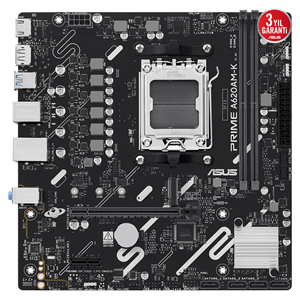 ASUS PRIME A620AM-K, 2xDDR5, 1x M.2, DP, HDMI, AM5 Soket Anakart