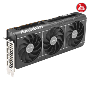 ASUS PRIME-RX9070XT-O16G, 16Gb, 256Bit, GDDR6, 1xHDMI, 3xDP, GAMING Ekran Kartı