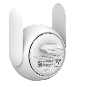 RUIJIE Reyee RG-EW1200R, 1Port, 1200Mbps, Dual Band, Wifi 5, WPS Butonu, Reyee Mesh, Menzil Genişletici