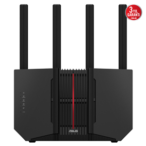 ASUS RT-BE92, BE9700, 4 Port, 9700Mbps, Tri Band, 6GHz WİFİ 7, AiMesh, Gigabit Extendable Router