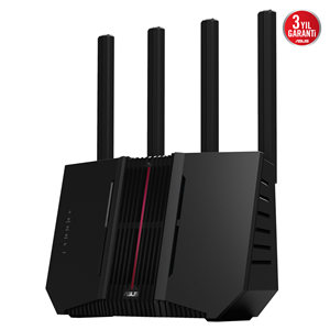 ASUS RT-BE92, BE9700, 4 Port, 9700Mbps, Tri Band, 6GHz WİFİ 7, AiMesh, Gigabit Extendable Router