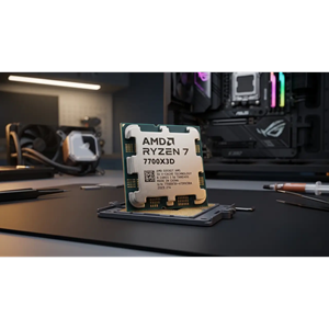 AMD RYZEN 7 7700X3D 8 Core, 4,00-4.50GHz, 104Mb Cache, 120W, AM5 Soket, TRAY, (Dahili Grafik VAR, Fan YOK) TÜRKİYE Distibütör GARANTİLİ