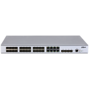 DAHUA S5436-24GF8GT4X, 36 Port, 24 Port GigaBit SFP, 8 Port Gigabit Lan, 4 Port 10 Gigabit SFP, Yönetilebilir, Switch