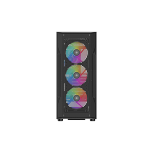 SAMA S40BK Black, H700BK 700W, 80 PLUS, Tempered Glass Panel, Mesh Ön Panel, Type-C, 4x120mm ARGB Fan, ATX, GAMING KASA