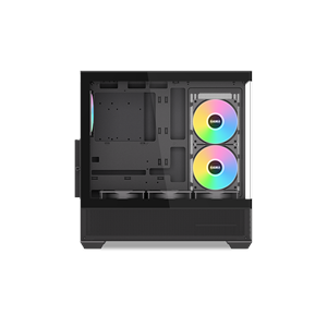 SAMA V40BK Black, B750BK 750W, 80+ Bronze, PCIE 5.1, ATX3.1, Tempered Glass Panel, Panoramic Tasarım, Type-C, 6x120mm ARGB Fan, ATX, GAMING KASA