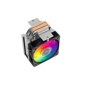 SAMA X40L, Black, 1x100mm ARGB Fan, Kule Tipi Hava Soğutma, 4 adet Gelişmiş Kompozit Isı Borusu, CPU Fan (AMD ve INTEL Tüm işlemciler ile uyumlu)